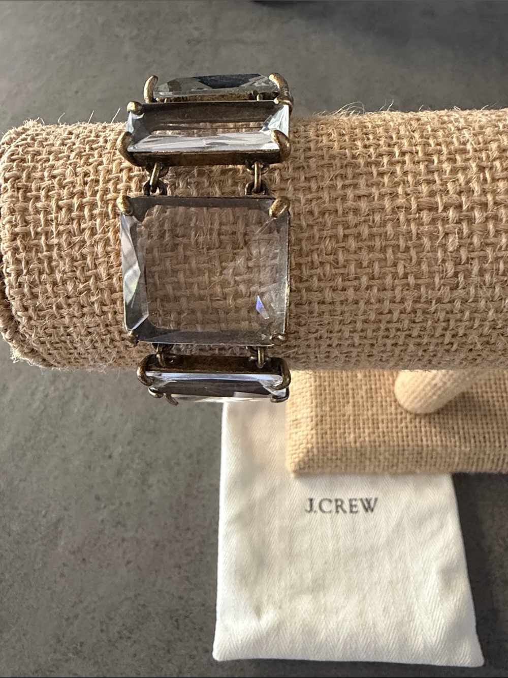 J. Crew Square Crystal Statement Bracelet - Picture 4 of 6